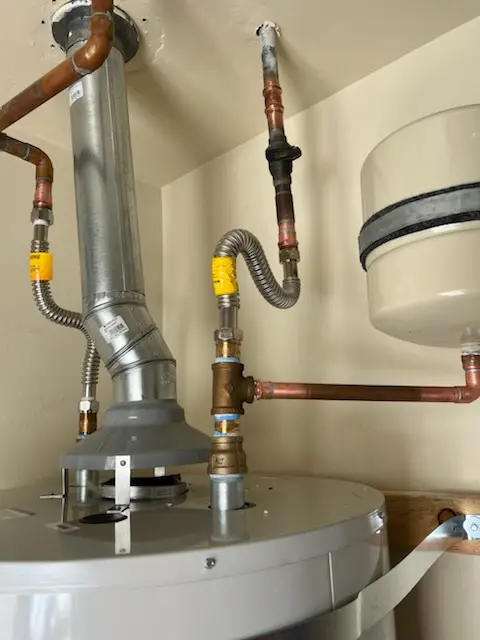 Water heater installation and plumbing repair in Sawtelle